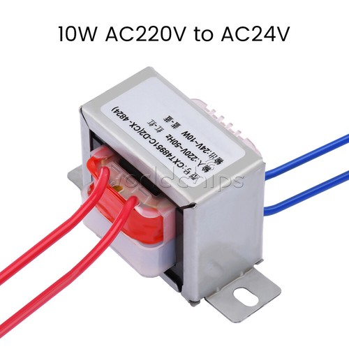 10W AC220V to AC24V Single Voltage 2-wire Output Small AC Power Transformer New - Picture 2 of 11