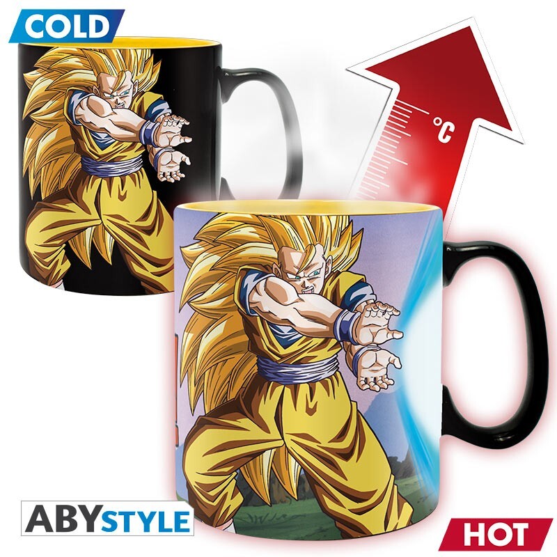 Dragon Ball Z Kamehameha taza efecto térmico anime manga Son-Goku Saiyajin taza