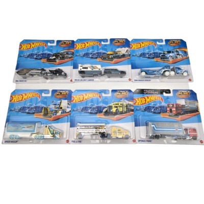 Hot Wheels Track Fleet 2024 Auswahl | Optimus Prime Volvo Semi 1:64 LKW Anhänger
