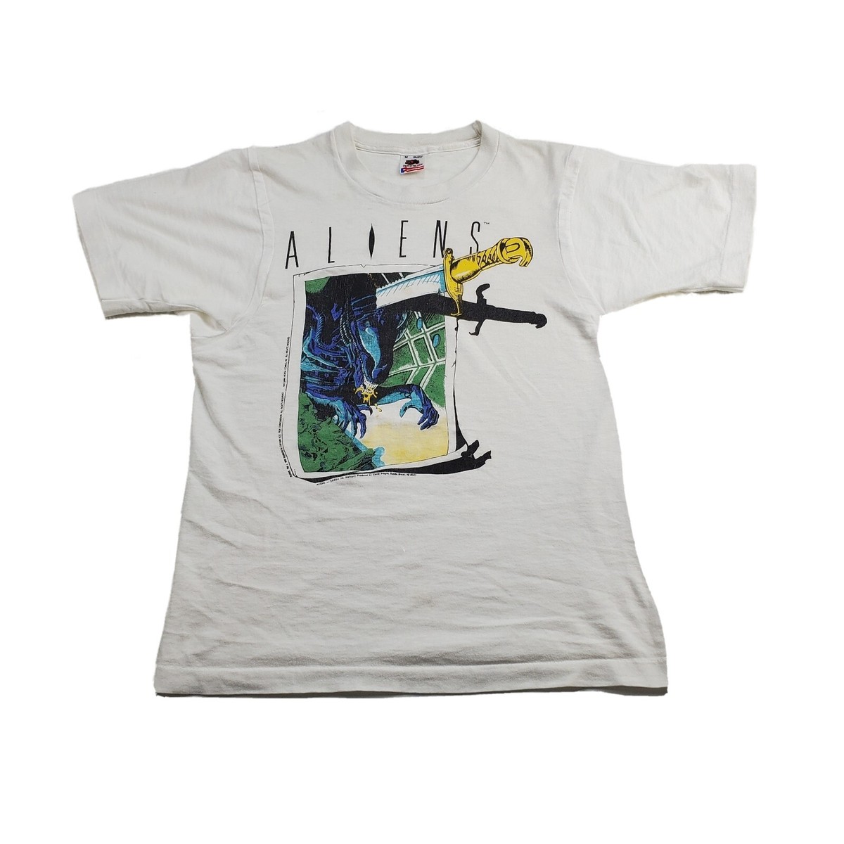 Alien T Shirt Vintage 90s 1992 Sci Fi Horror Movie Promo CCI Alien T Shirt Vintage 90s 1992 Sci Fi Horror Movie Promo CCI