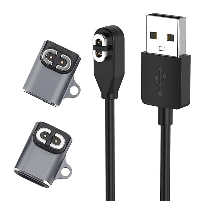 USB Magnetic Charger Cord For Shokz Bone Conduction Headphones w/USB-C Connector
