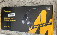 Maono Podcast Microphone Kit AU-AO4E Professional Audio Innovation New Open Box