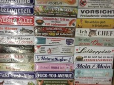 Multiauktion Straßenschilder