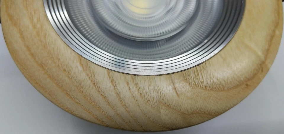 12-Pack Wood LED Recessed Ceiling Panel Down Lights + Driver Box 12W=100W, 5W=35 - Image 3 of 4