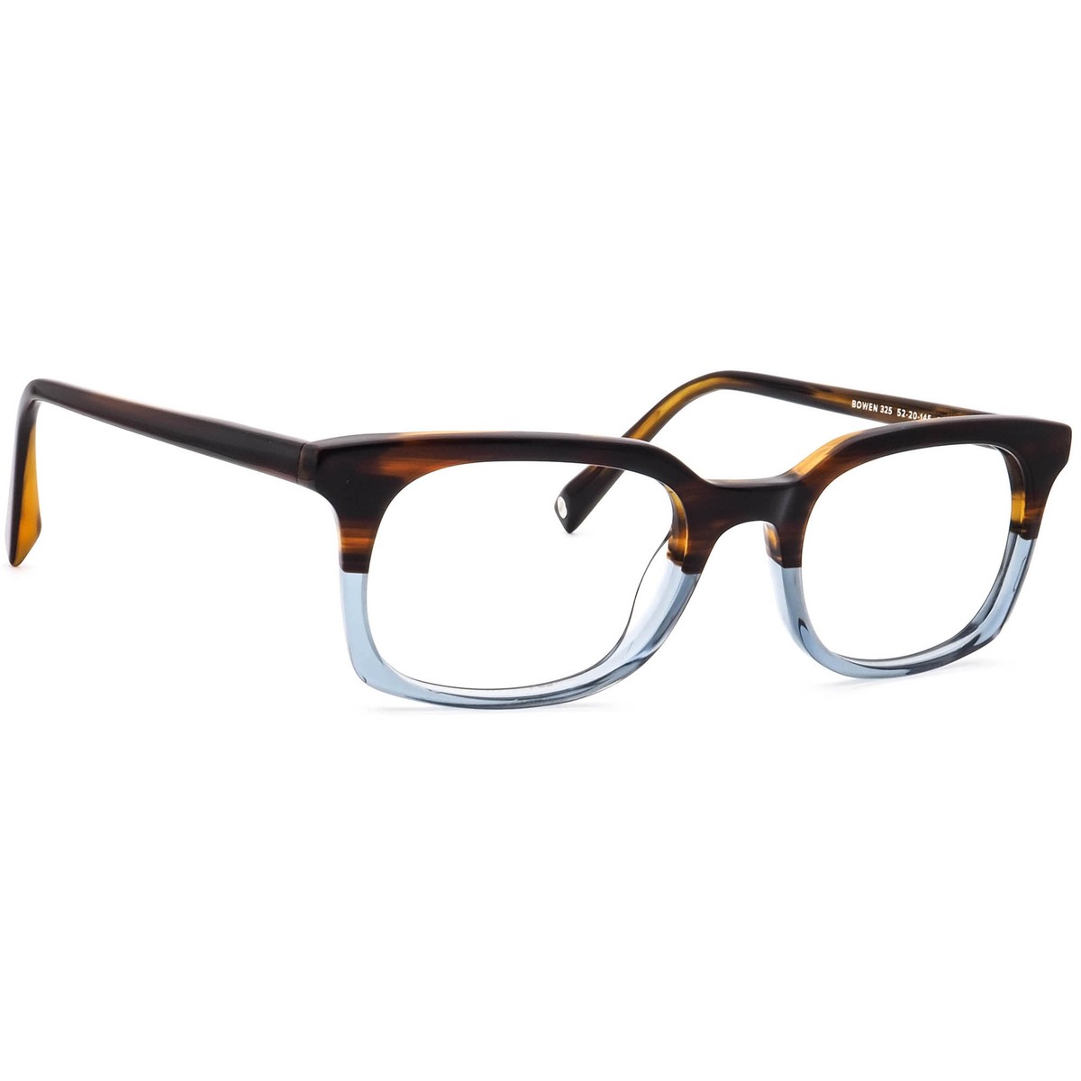 Warby Parker Bowen Blue and Tortoise Shell Eyewear Prescription Frame‎ Bromley Eyeglasses in Bluebonnet Tortoise — Wide | Warby Parker main image 3
