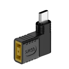 65W Square Charger To USB C Type C Power Adapter Connector 90 Degree For Lenovo