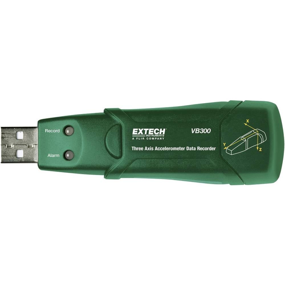 Accéléromètre ±0,5 G Extech VB300 datalogger de vibration triaxial pour maintenance prédictive