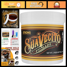 Strong Hold Hair Pomade for Men, 32oz - Medium Shine, Water-Based, Flake-Free, E