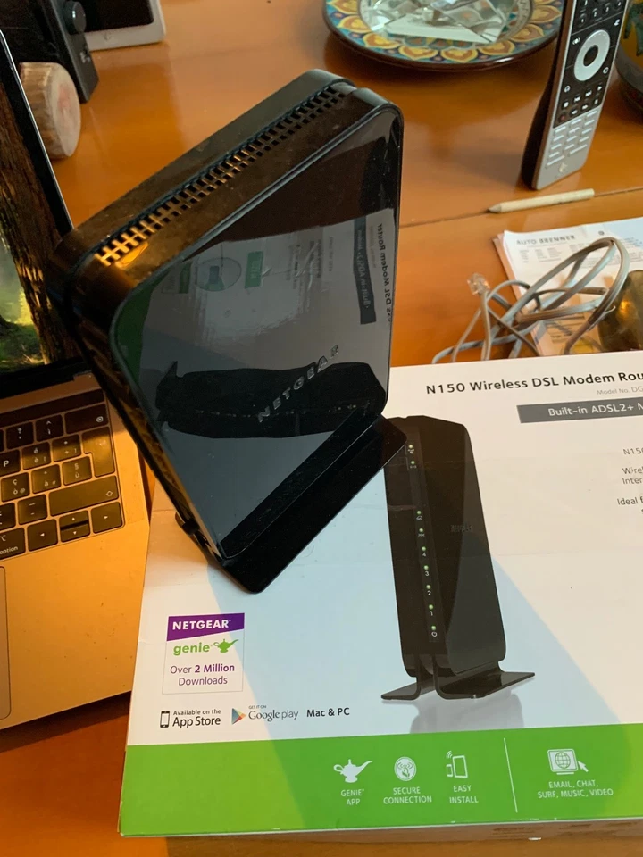 NETGEAR N150 Wireless ADSL2+Modem - Immagine 3 di 4