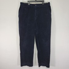 Polo Ralph Lauren Men's Corduroy Pants Navy Blue Cotton Size 34x30