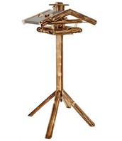 Vogelhaus Futterhaus Watzmann Mit StäNder Geflammt 55X40 X133 Cm, Dehner Natura