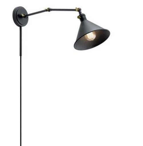 Aplique de pared Kichler 43115BK Ellerbeck 1 luz (negro) Foto 2 de 4