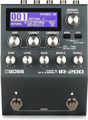 Used BOSS IR-200 Amp & IR Cabinet Pedal