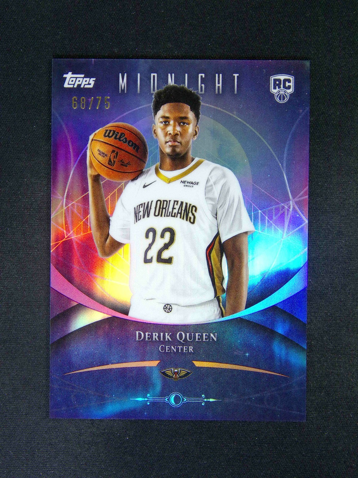 2025-26 Topps Midnight Derik Queen #73 RC Rookie Dusk /75