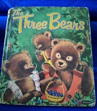 The Three Bears 1955 Whitman Publishing Company Vintage, Very Good Condition