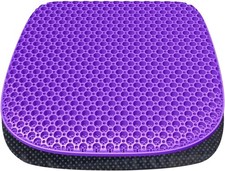 Large Gel Seat Cushion Orthopedic Chair Pad Long Sitting Sciatica Tailbone Pain Large Gel Seat Cushion Orthopedic Chair Pad Long Sitting Sciatica Tailbone Pain