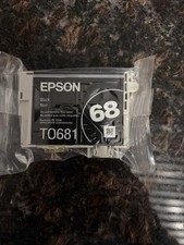 Genuine Epson 68 Black Printer Ink Cartridge  T0681  Sealed
