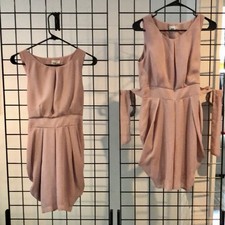 ASOS Women's Dresses (2) in Size 6 in a Blush Color Smocked Back Draped Pockets
