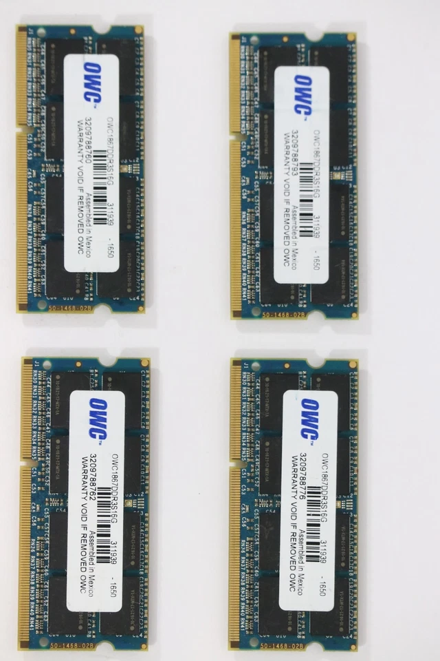 OWC 64GB Kit 4x16GB DDR3 1867MHz PC3-14900S SO-DIMM RAM for iMac 27" Late 2015 - Image 3 of 3