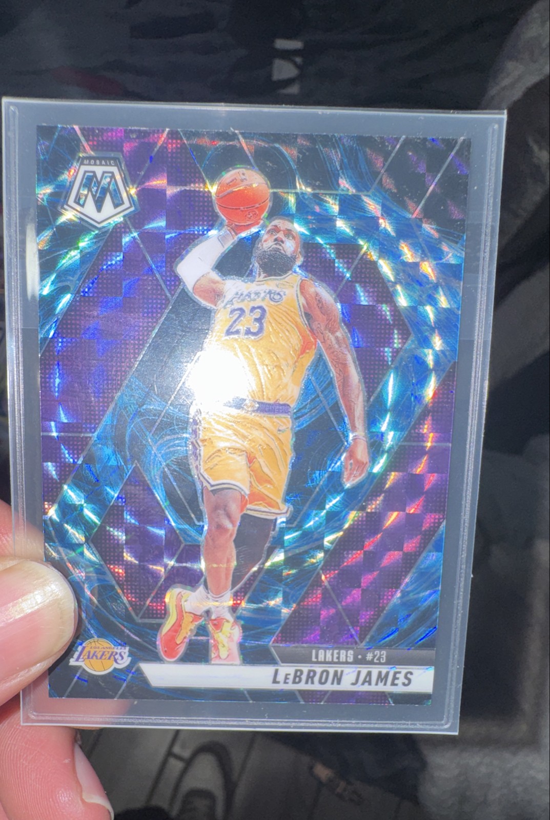 2024-25 Panini Mosaic - LeBron James #180 Genesis Mosaic Prizm