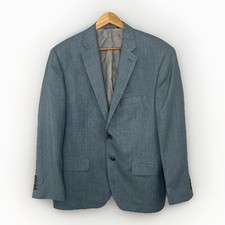 Ralph Ralph Lauren Blazer Mens 42S Silk Wool Sport Jacket Blue Microcheck Canada