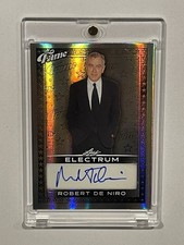 2025 Leaf 1/1 Auto Robert De Niro Silver Hollywood One Of One Autograph