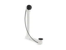 Kohler Clearflo 1-1/2" Tub Drain Kit Matte Black with Overflow & PVC Pipe