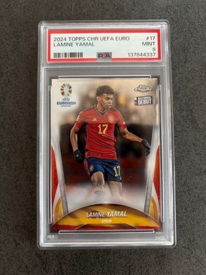 2024 Topps Chrome Uefa Euro - National Debut Lamine Yamal #17 for