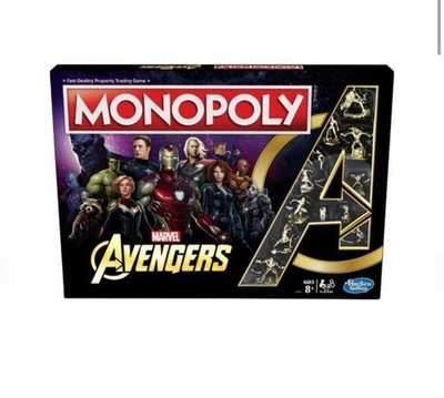 Monopoly Marvel Avengers Golden Endgame Special Edition NIB Hasbro Monopoly Game