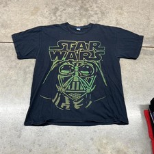 vintage star wars darth vader faded black movie shirt size large