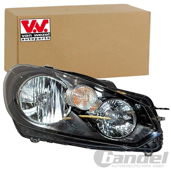 VAN Wezel H15 H7 Scheinwerfer Rechts Passend FüR VW Golf-image