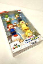 Fisher Price Little People My Mario 6pc Figures Nintendo BRAND NEW