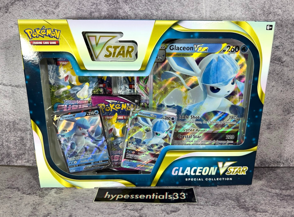 Pokemon Set of 2 Leafeon VSTAR and Glaceon VSTAR Special