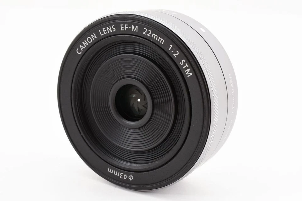 [Top Mint] Canon EF-M 22mm f/2 STM Black Wide Angle Pancake Lens From JAPAN - Image 4 of 4