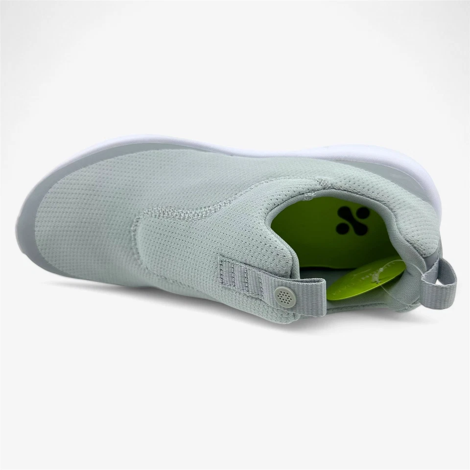 Zapatos de golf PUMA Laguna Fusion sin cordones de tiro alto plateados para mujer sin clavos Foto 4 de 4