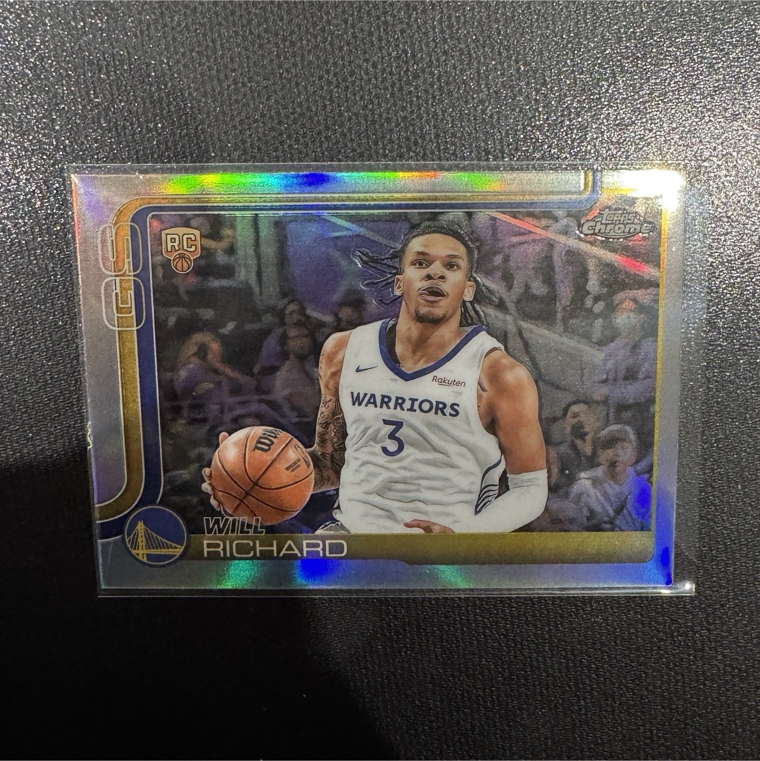 Topps Will Richard Rookie #287 Golden State Warriors 2025-26 Basketball Chrome