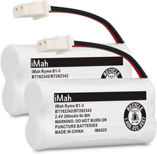 BT162342 BT262342 Cordless Phone Batteries Compatible with BT183342 BT283342 BT1