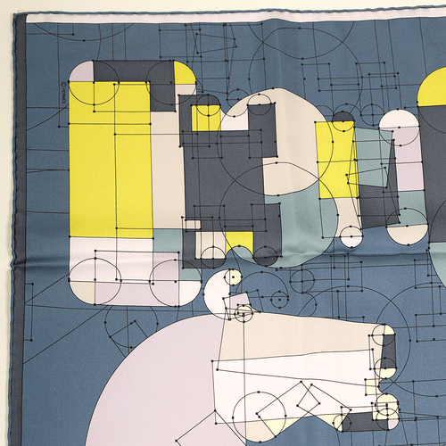 NWT Hermes Scarf ECHEC AU ROI Silk Carre Foulard BENOIT PIERRE EMERY 90cm - Picture 6 of 7