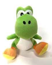 Official Little Buddy Green Yoshi 8" Plush Super Mario All Star Collection