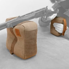 Tactical Shooting Sand Bag Set Gun Bench Rest Stand Front & Rear Bag Unfilled