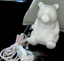 Target Nursery White Polar Bear Night Light Ceramic 7" Unisex Childs Room Lite