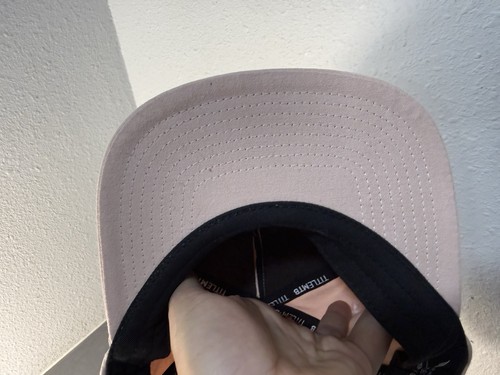 Title MTB Unstructured Dad Cap 100% Cotton Natural Dye Mountian Bike Light Rose - Picture 11 of 12