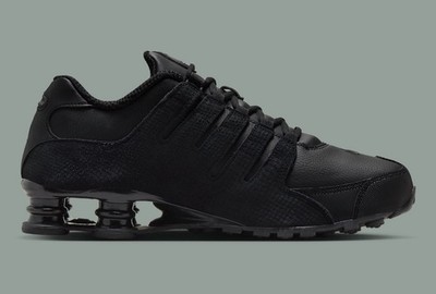 Nike Shox NZ Triple Black 378341-001 sz 9 Men's | eBay