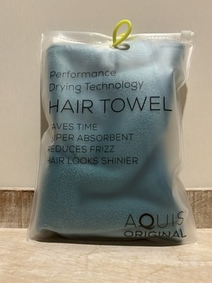 Aquis Original Quick Dry Super Absorbent Hair Towel, Blue 