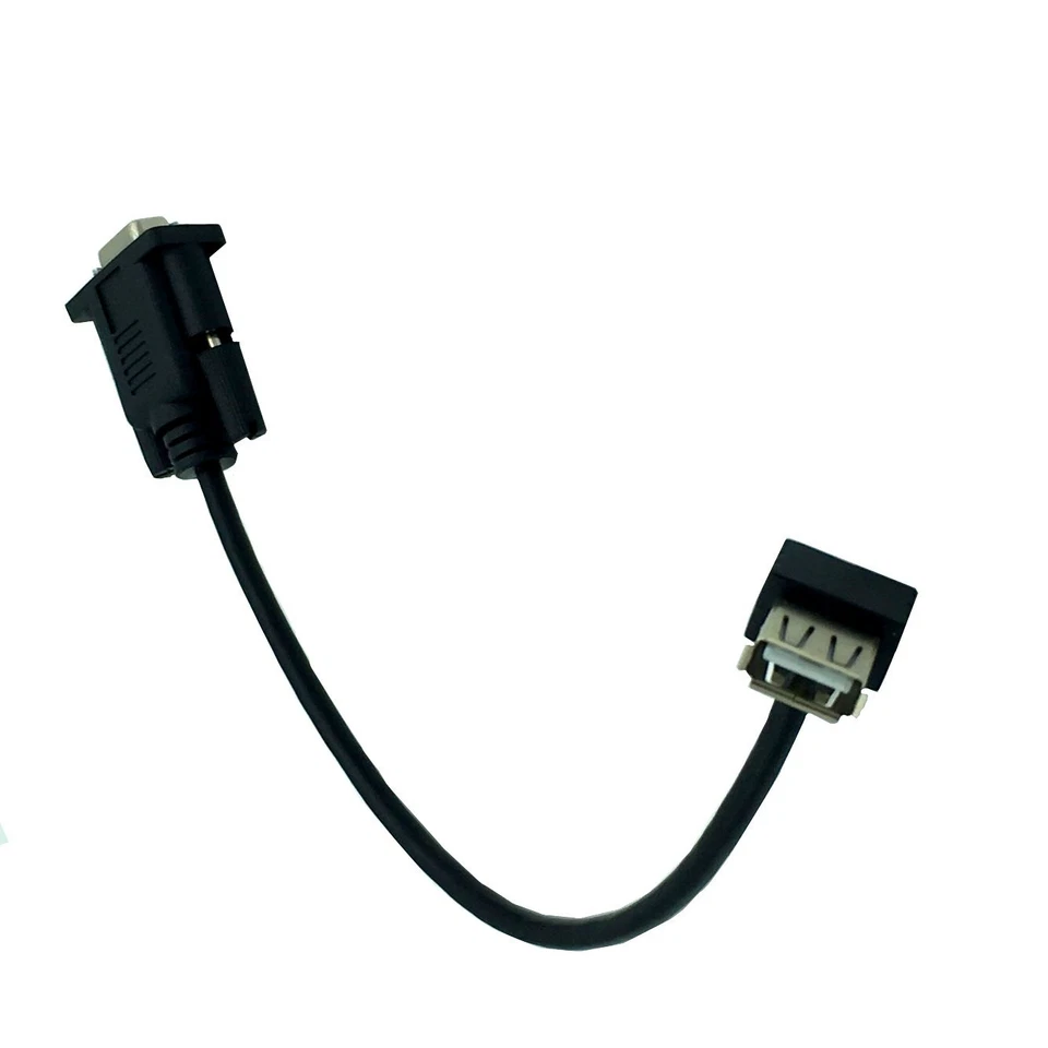 RS232 DB9 Female To USB 2.0 A Female Serial Cable Adapter Converter 8" Inch 25Cm - Image 3 of 4