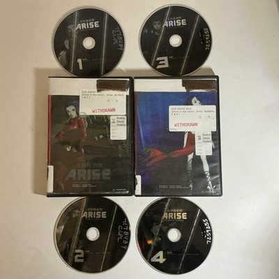 Ghost in the Shell Arise Complete Series Borders 1-4 1 2 3 4 DVD Anime