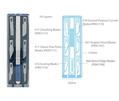Modelcraft Soft Grip Craft Knife #1 Set (125mm)