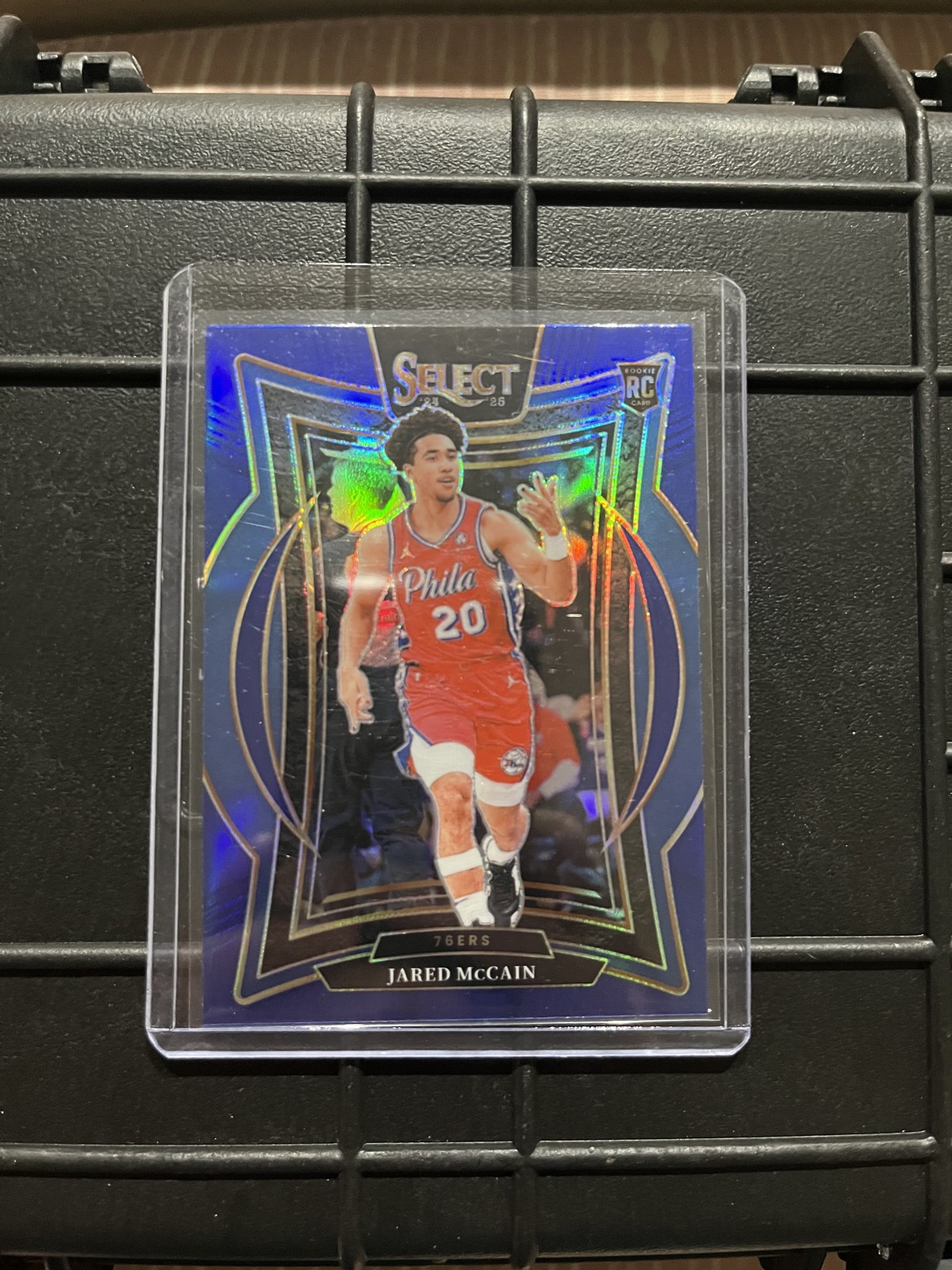 2024-25 Panini Select - Concourse Jared McCain #82 Blue Prizm (RC) OKC Thunder
