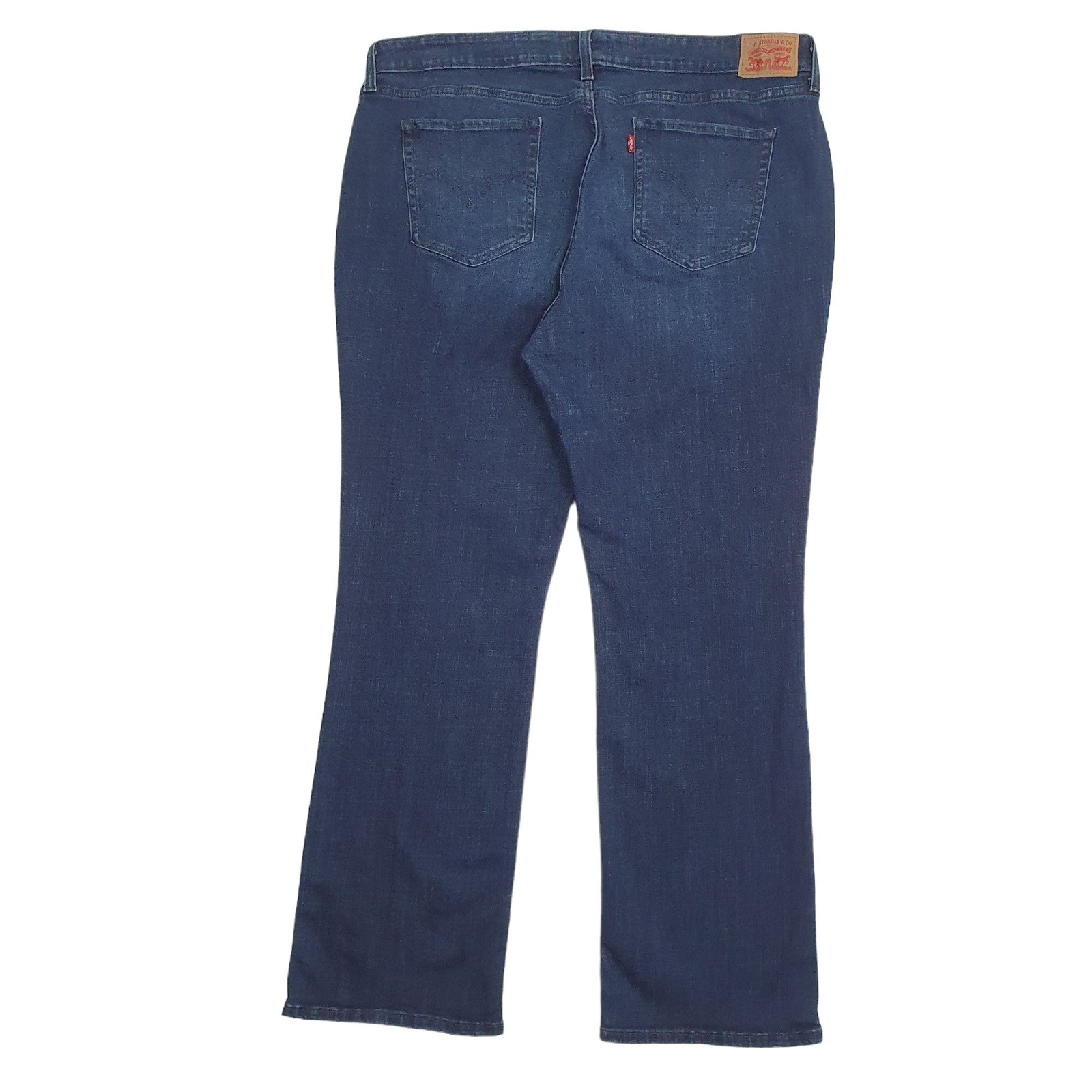 LEVIS 415 Jeans Bootcut Fit Navy Denim Trousers Womens UK24 image 2