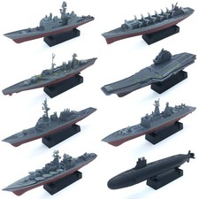 8 Sets 3D-Puzzle Model Battleship Aircraft Carrier Toy Submarine, Plastic Mod...